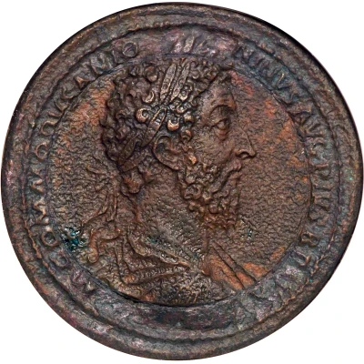 Medallion - Commodus Hercules; bimetallic front