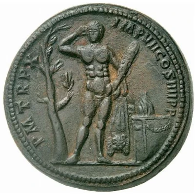 Medallion - Commodus Hercules back