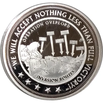 Medallion - D-Day 75th Anniversary ND back