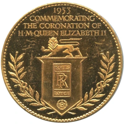 Medallion - Elizabeth II Coronation Rolls-Royce back