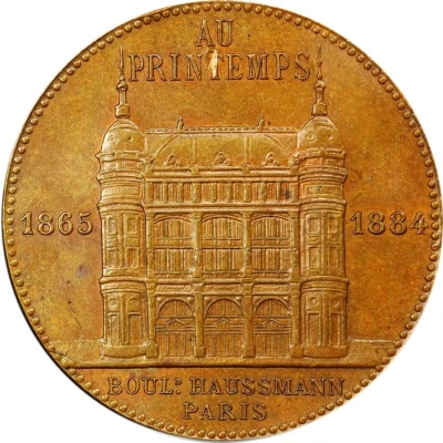 Medallion - Jules Jaluzot Fondateur Au Printemps back