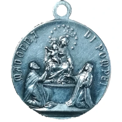 Medallion - Pius X (Madonna di Pompei) ND front