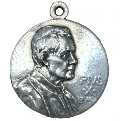 Medallion - Pius X (Madonna di Pompei) ND back