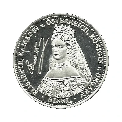 Medallion - Queen Elizabeth "Sissi" 100th Death Anniversary front