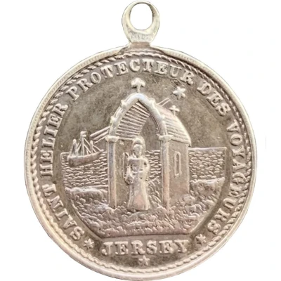 Medallion (Saint Helier, patron saint of Jersey) ND front