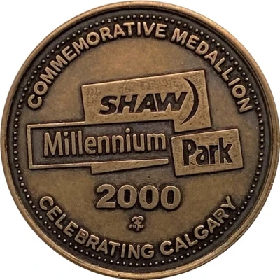 Medallion - Shaw Millennium Park Calgary, Alberta back