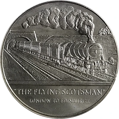 Medallion - The Flying Scotsman - Hands across the Seas front
