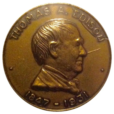 Medallion - Thomas Edison Pageant of Light ND front