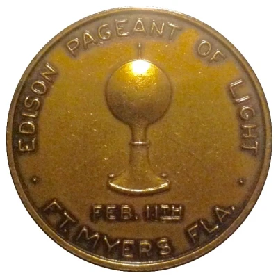 Medallion - Thomas Edison Pageant of Light ND back