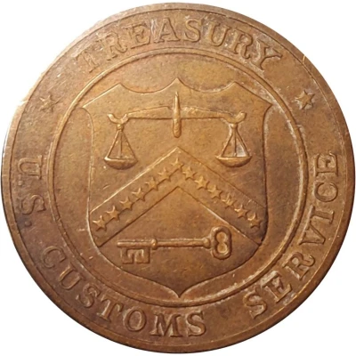 Medallion - U. S. Custom Service (Boston) ND front