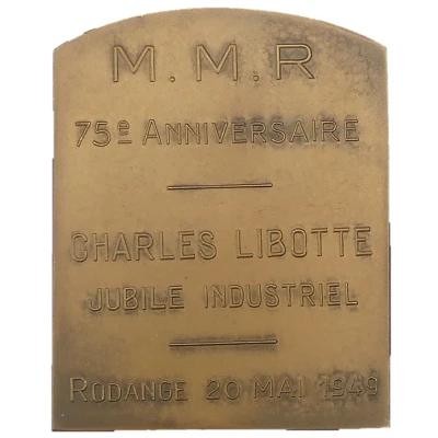 Minière et Métallurgique Rodange - Charles Libotte back