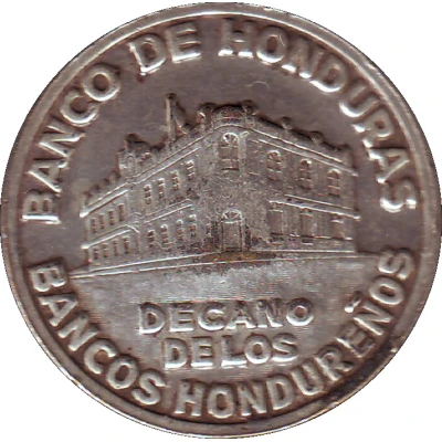 Mint Token 75 Anniversary Bank of Honduras front