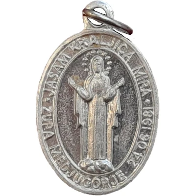 Miraculous Medal (Queen of peace - Medjugorje) ND front