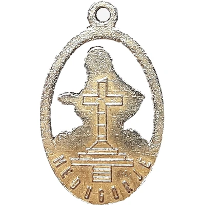 Miraculous Medal of Our Lady of Medjugorje ND back