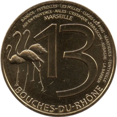 Monnaie de Paris Tourist Token - 13 Bouches-du-Rhône front