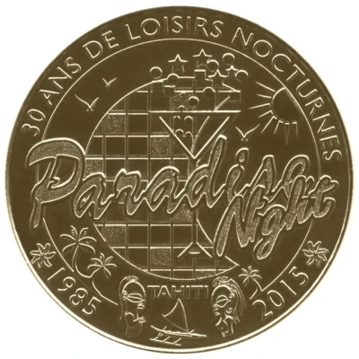 Monnaie de Paris Tourist Token - 30 ans de Loisirs Nocturnes Paradise Night front