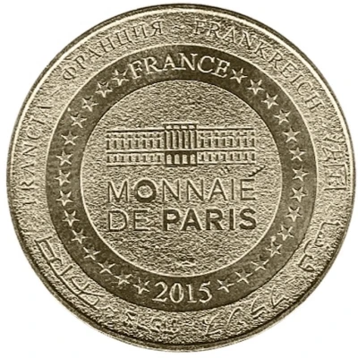 Monnaie de Paris Tourist Token - 30 ans de Loisirs Nocturnes Paradise Night back