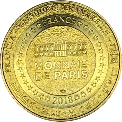 Monnaie de Paris Tourist Token - Abbaye de Brantôme en Périgord back