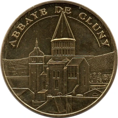 Monnaie de Paris Tourist Token - Abbaye de Cluny front