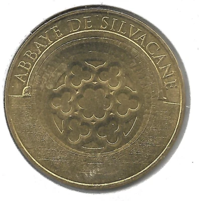 Monnaie de Paris Tourist Token - Abbaye de Silvacane La rosace front