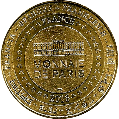 Monnaie de Paris Tourist Token - Aeroscopia Musée Aéronautique back