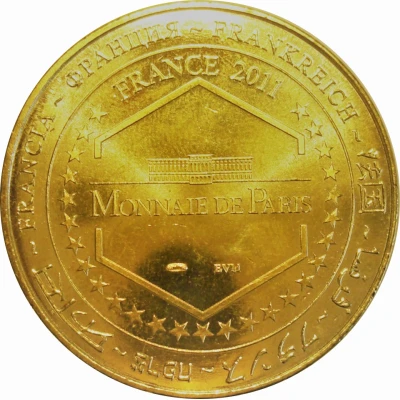 Monnaie de Paris Tourist Token - Aix en Provence Eglise St-Jean-de-Malte - Marcel Provence back