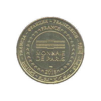 Monnaie de Paris Tourist Token - Allier Parc le Pal - La panthère des neiges back