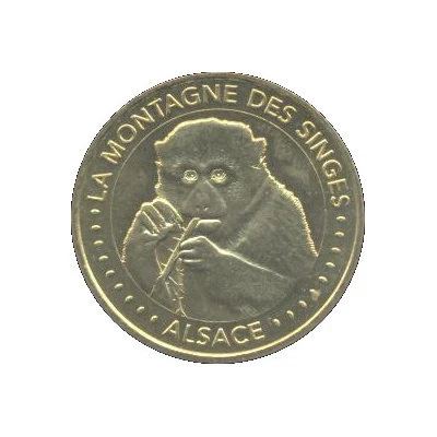 Monnaie de Paris Tourist Token - Alsace La Montagne des Singes - Le Magot front