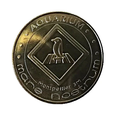 Monnaie de Paris Tourist Token - Aquarium Mare Nostrum Montpellier 3M front