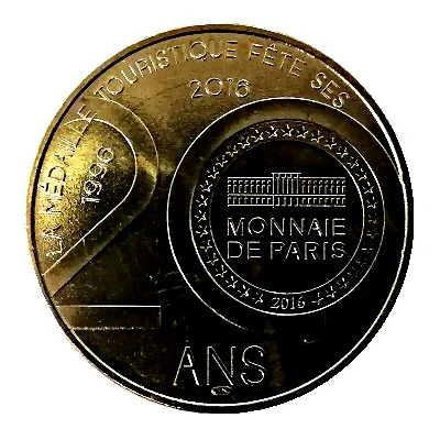Monnaie de Paris Tourist Token - Aquarium Mare Nostrum Montpellier 3M back