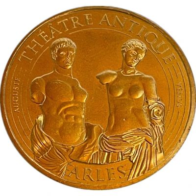 Monnaie de Paris Tourist Token - Arles Théatre antique - Auguste et Vénus front