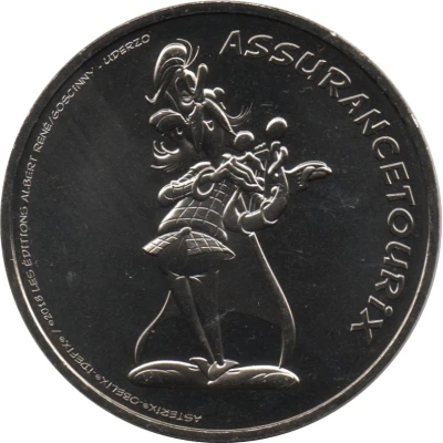 Monnaie de Paris Tourist Token - Assurancetourix ND front
