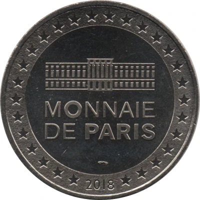 Monnaie de Paris Tourist Token - Aubagne en Provence 50 ans - Z.I. Les Paluds back