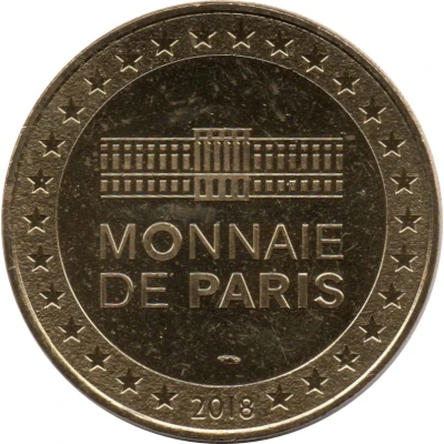 Monnaie de Paris Tourist Token - Aubagne en Provence 50 ans - Z.I. Les Paluds back