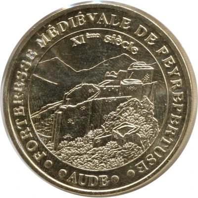 Monnaie de Paris Tourist Token - Aude Forteresse médiévale de Peyrepertuse - XIème siècle front