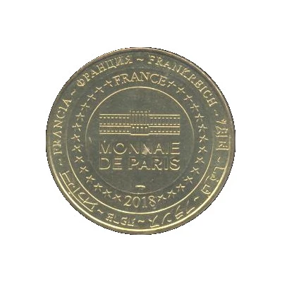 Monnaie de Paris Tourist Token - Auxerre Abbaye Saint-Germain - 1600e anniversaire de l'élection de Saint-Germain back