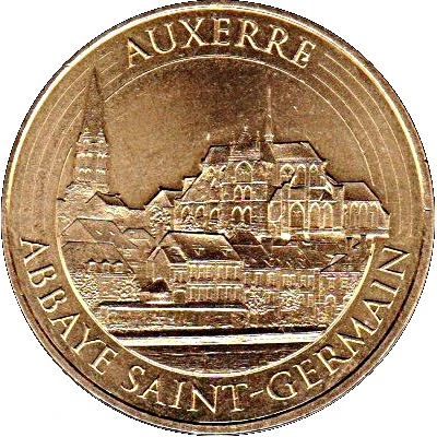 Monnaie de Paris Tourist Token - Auxerre Abbaye Saint-Germain front