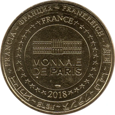 Monnaie de Paris Tourist Token - Aven Armand Lozère - 120 ans de la découverte back