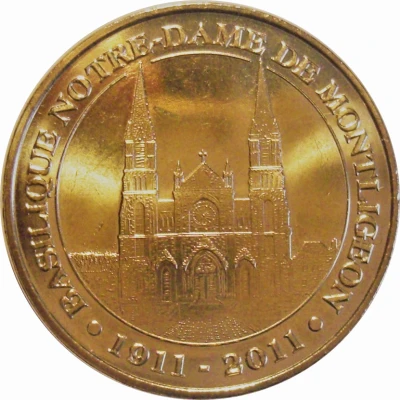 Monnaie de Paris Tourist Token - Basilique Notre Dame de Montligeon front