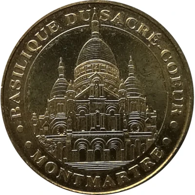 Monnaie de Paris Tourist Token - Basilique du Sacré-Coeur Montmartre - Dôme strié front