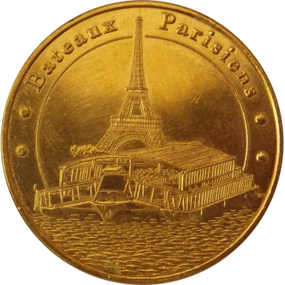 Monnaie de Paris Tourist Token - Bateaux Parisiens front