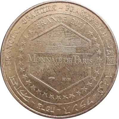 Monnaie de Paris Tourist Token - Bateaux Parisiens back