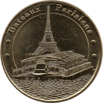 Monnaie de Paris Tourist Token - Bateaux Parisiens front