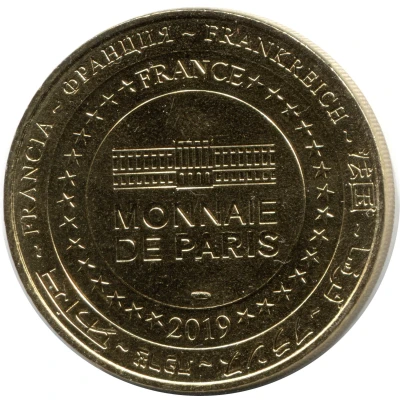 Monnaie de Paris Tourist Token - Bayeux Musée mémorial - Bataille de Normandie 1944 - Casque US back