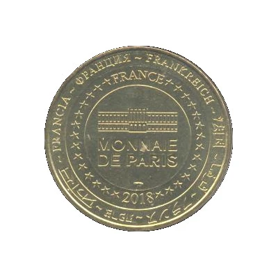 Monnaie de Paris Tourist Token - Bellewaerde La mascotte et décor Mexicain back