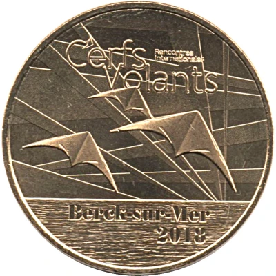 Monnaie de Paris Tourist Token - Berck-sur-Mer Cerfs volants / Rencontres internationales front