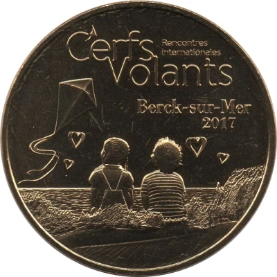 Monnaie de Paris Tourist Token - Berck-sur-Mer Rencontres internationales de Cerfs-Volants front