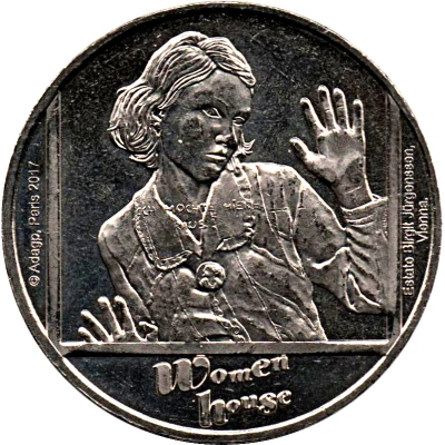 Monnaie de Paris Tourist Token - Birgit Jürgenssen Women House ND front