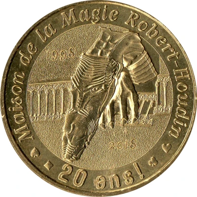 Monnaie de Paris Tourist Token - Blois Maison de la Magie Robert-Houdin - 20 ans ! front