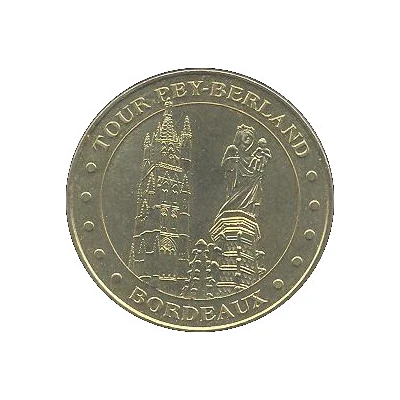 Monnaie de Paris Tourist Token - Bordeaux Tour Pey-Berland front